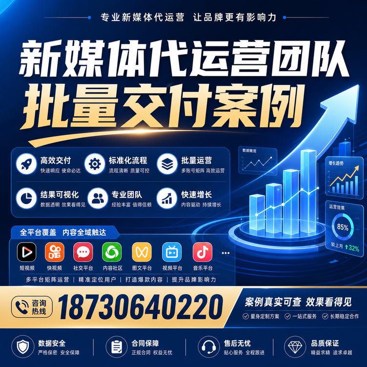 昌江代运营公司多客户账号批量高效交付案例