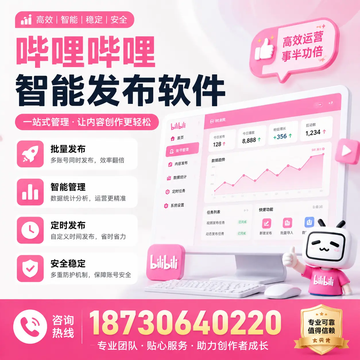如何评估哔哩哔哩智能发布软件的ROI？昌江 企业必读